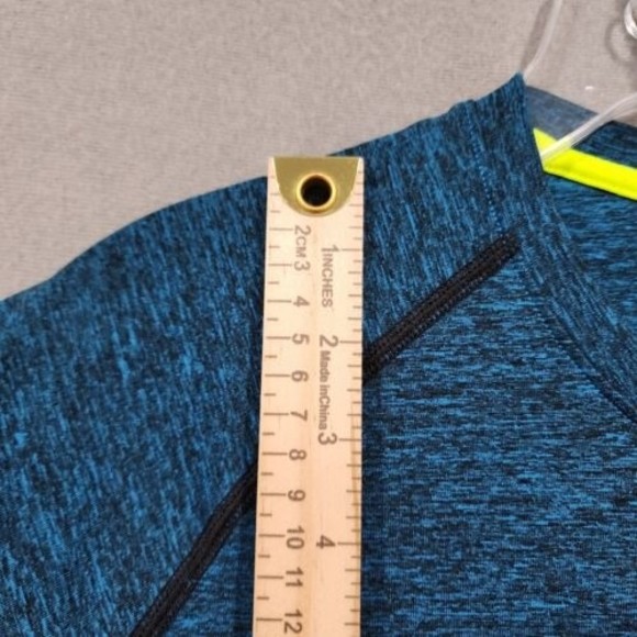 Under Armour TShirt Mens 2XL Blue Heather Solid Loose HeatGear Short Sleeve - Picture 5 of 14